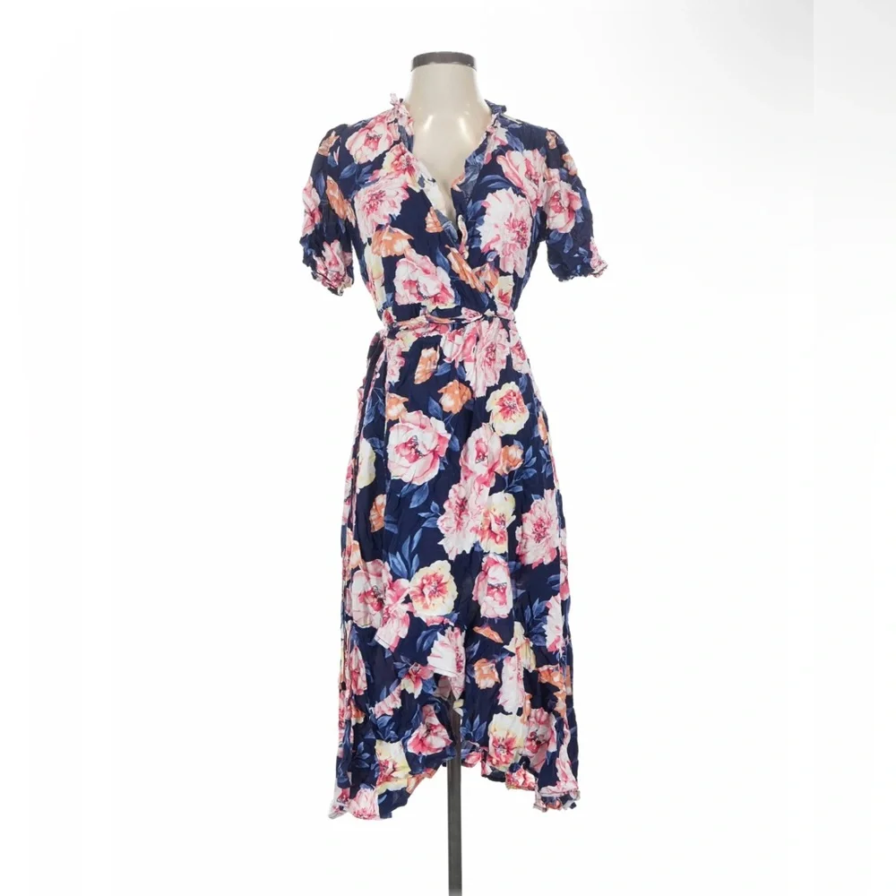NWT Old Navy Floral Wrap Dress Size 1X - Picture 1 of 10